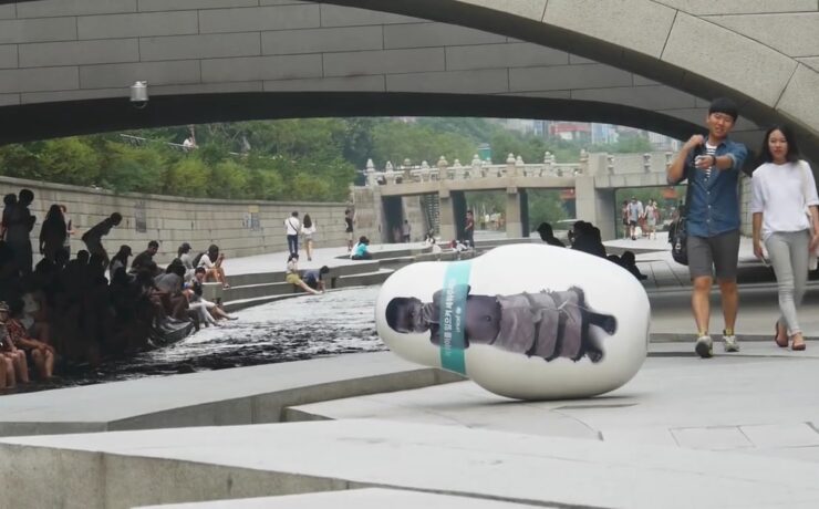 Unicef roly poly donation box, campaigns of the world