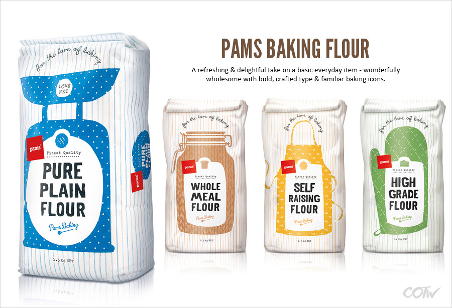 Creative Packaging of a Baking Flour By Pams Campaigns of the World®