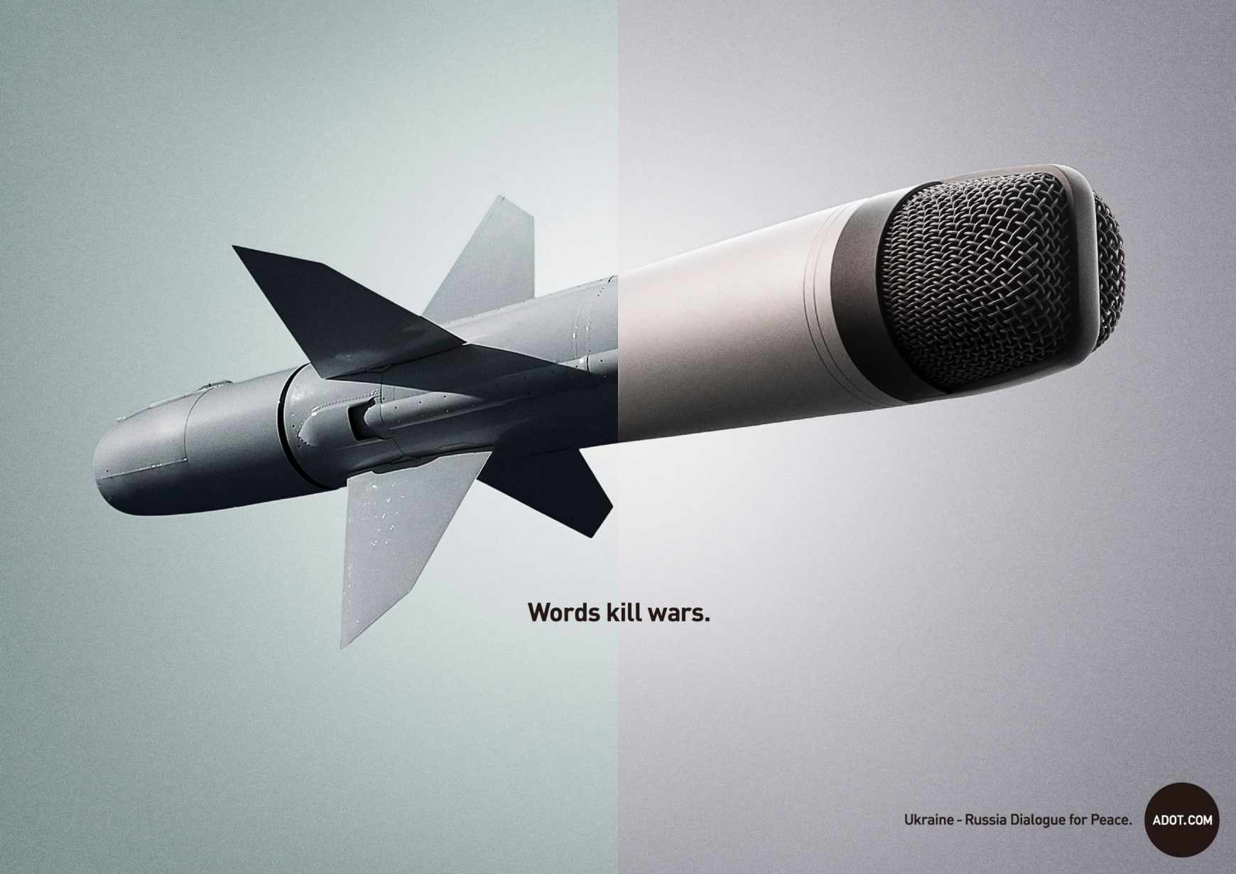 Adot: Words Kill Wars Volkswagen Passat - It's important to stop at the right moment. Campaigns of the World®