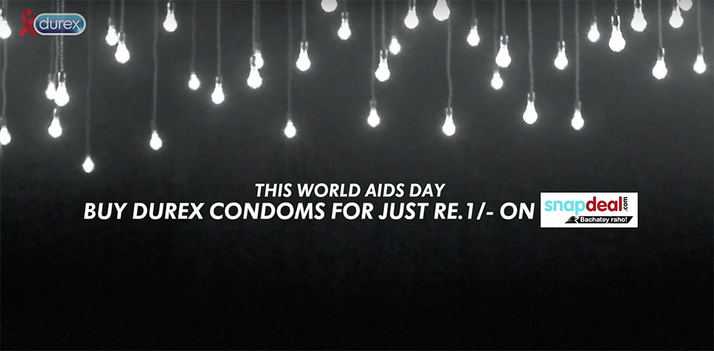 This World Aids Day Buy Durex Condoms for just Re.1 Campaigns of the World®