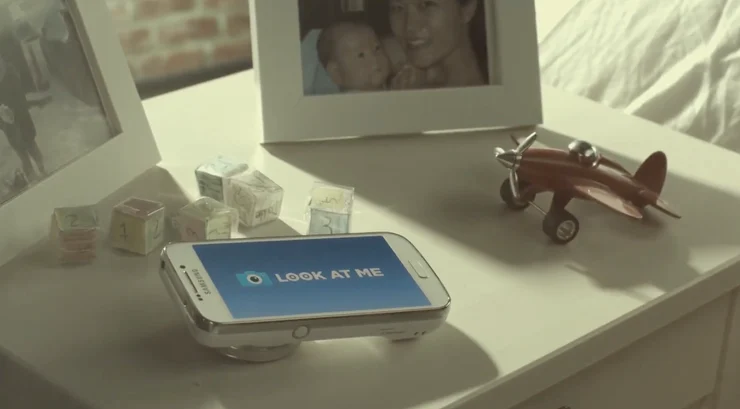 Samsung "look at me" the interactive camera app for children with autism