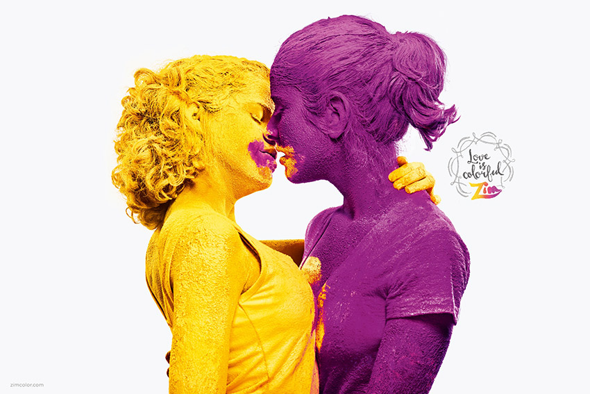 Love is colorful Etisalat Yellow Pages Campaigns of the World®