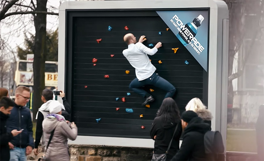 The Powerade Workout Billboards Welcome to Project Soli Campaigns of the World®