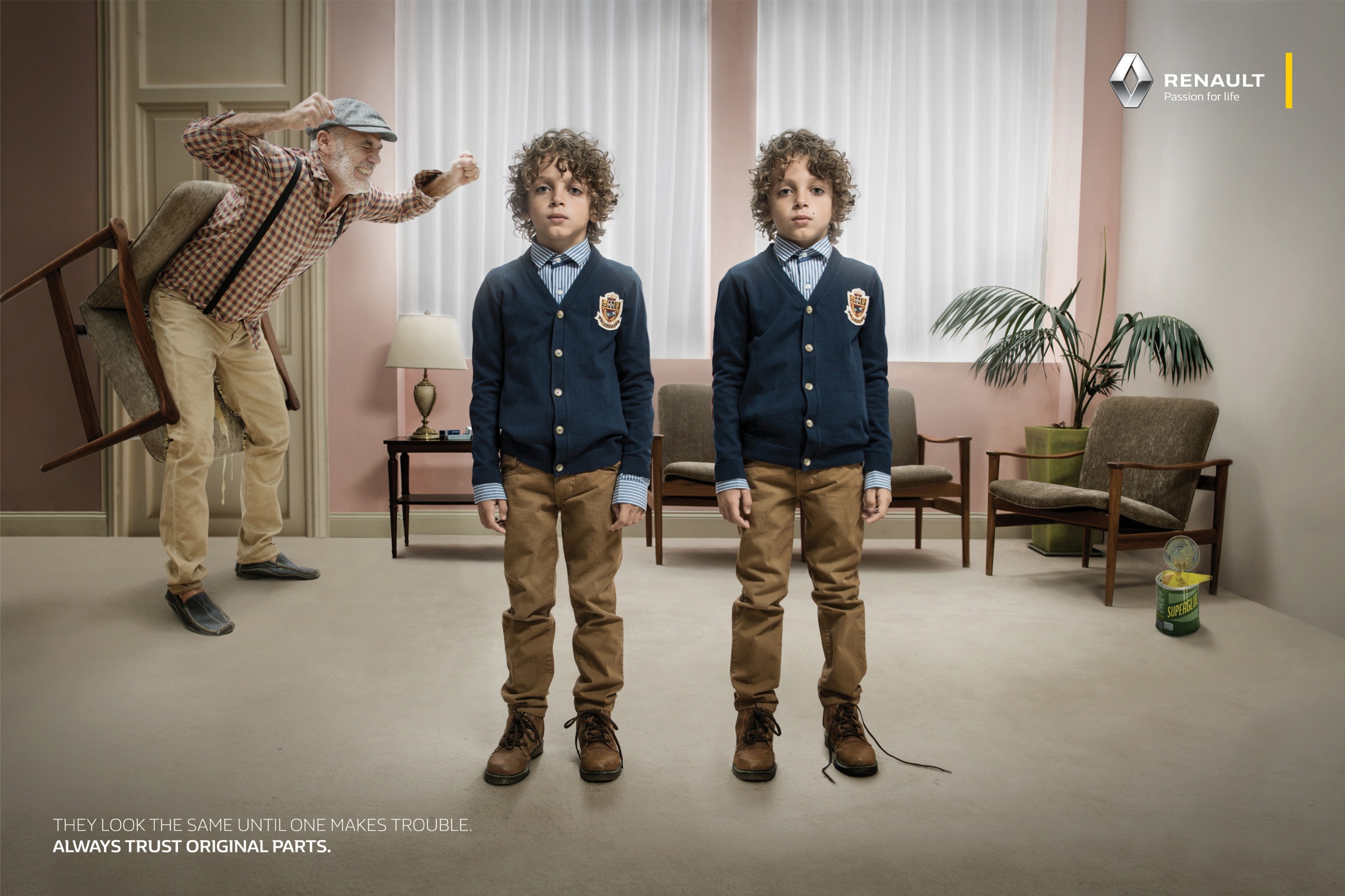 They look the same until one makes trouble. Always trust original parts. Renault: Evil Twin Campaigns of the World®