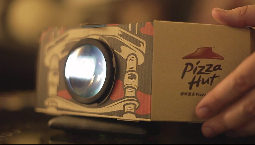 Blockbuster Pizza Box Shot on iPhone 6 Campaigns of the World®