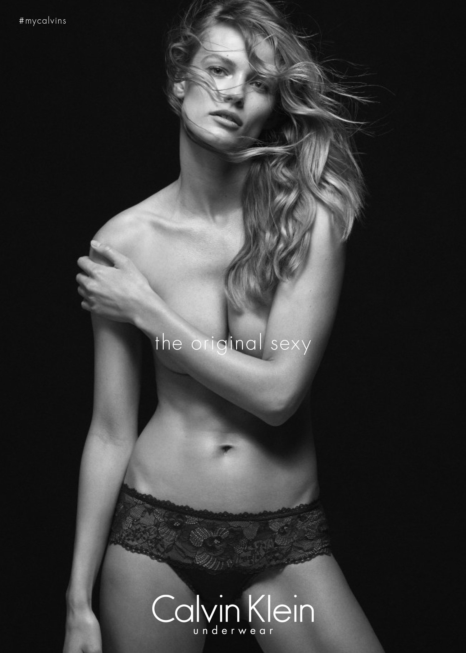 Models strips down for new Calvin Klein underwear campaign. Show