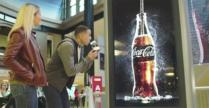 Coca-Cola: Drinkable billboard Facebook Launches (Aquila) Internet Drone. Campaigns of the World®