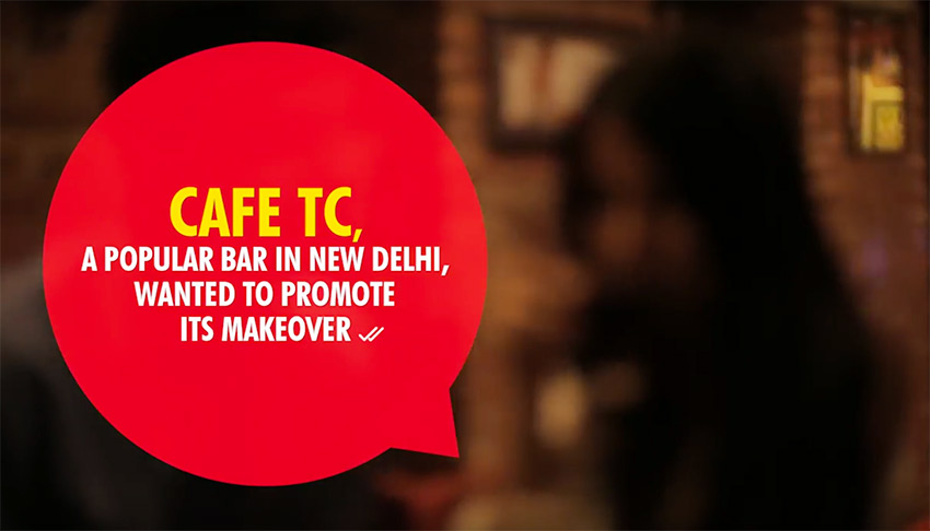 Cafe TC Liquor Ticker - The World's First Ad Ticker on WhatsApp Campaigns of the World®