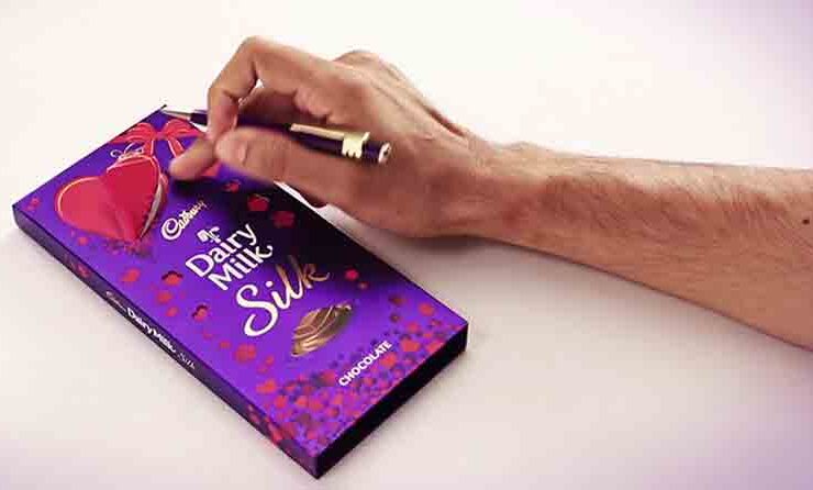 Cadbury silk valentines sayitwithsilk