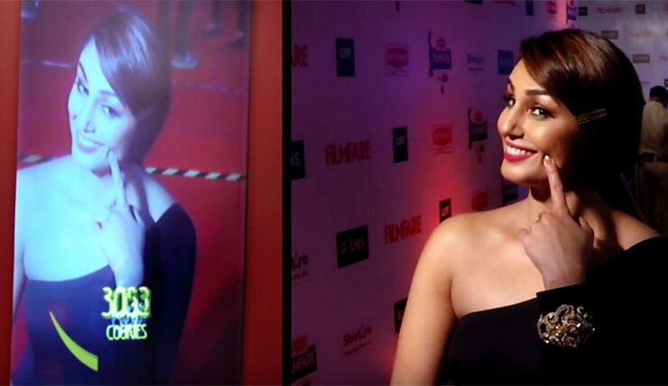 Smiles from britannia filmfare awards