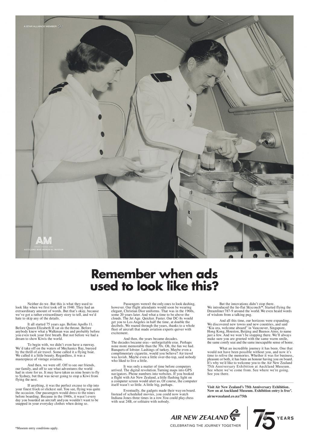 Air New Zealand: "Remember when ads used to look like this?" Campaigns of the World®