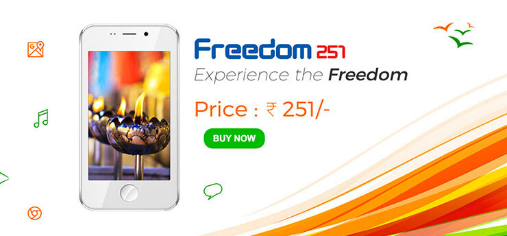 Freedom 251 smartphone