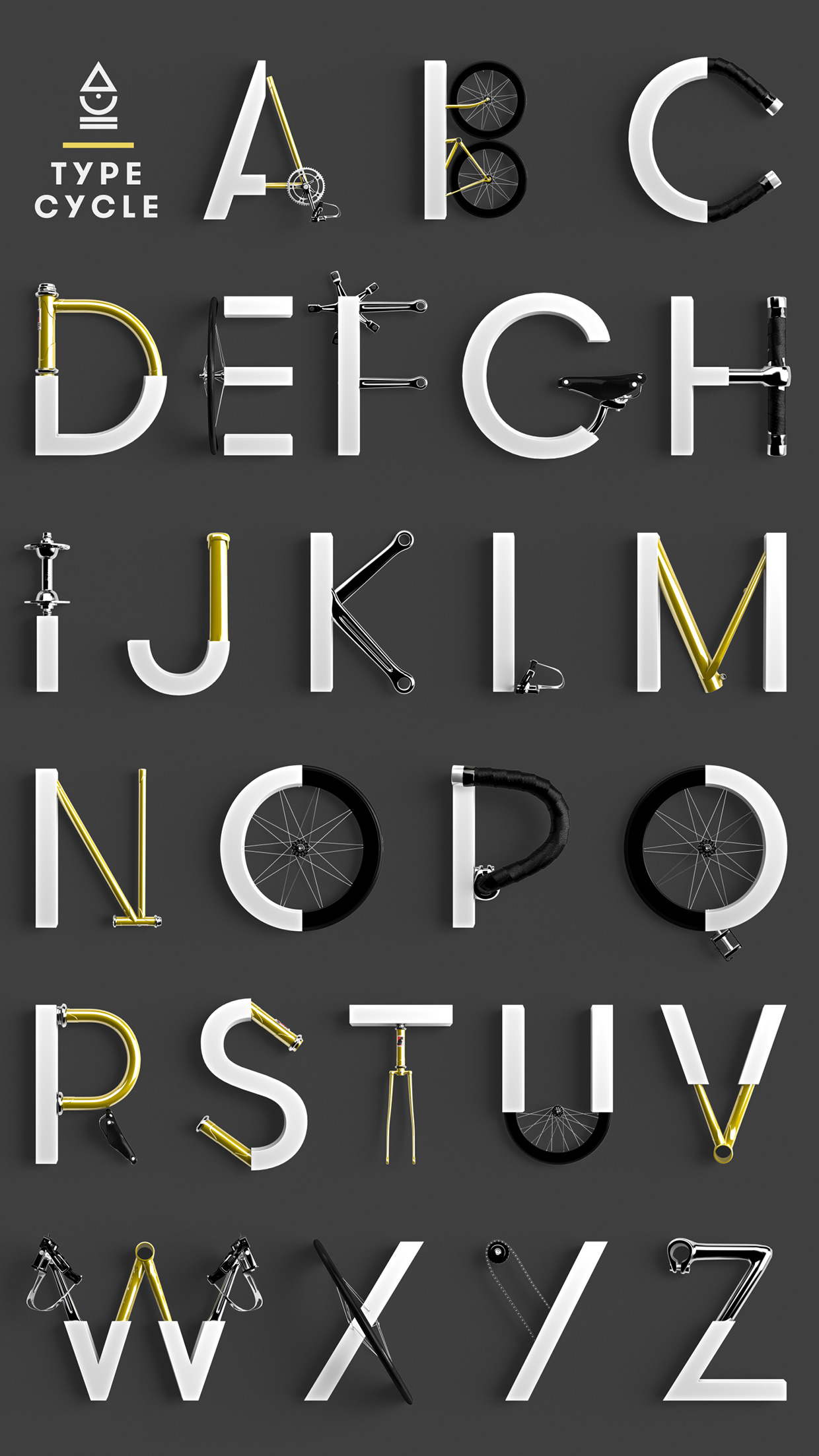 Cycle-Typeface-marcelpiekarski-poster-cotw
