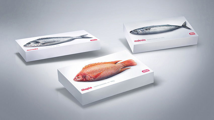 Mila: The Live Fish Pack, box that starts jumping and shaking as consumers approach Panasonic Eluga - A Smartphone that works both ways. Campaigns of the World®