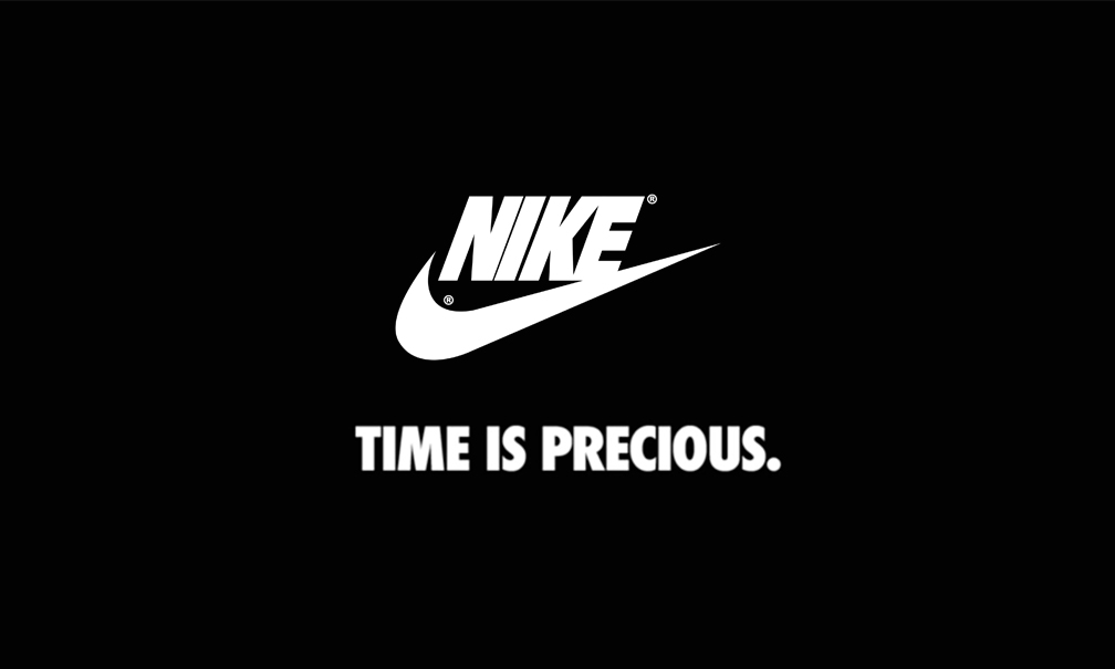 Nike Time is Precious Ad Campaign