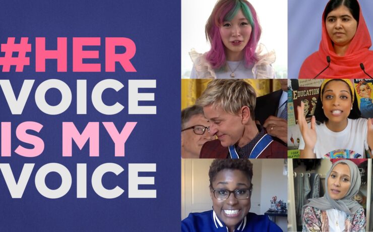 #HerVoiceIsMyVoice YouTube celebrates Women's Day