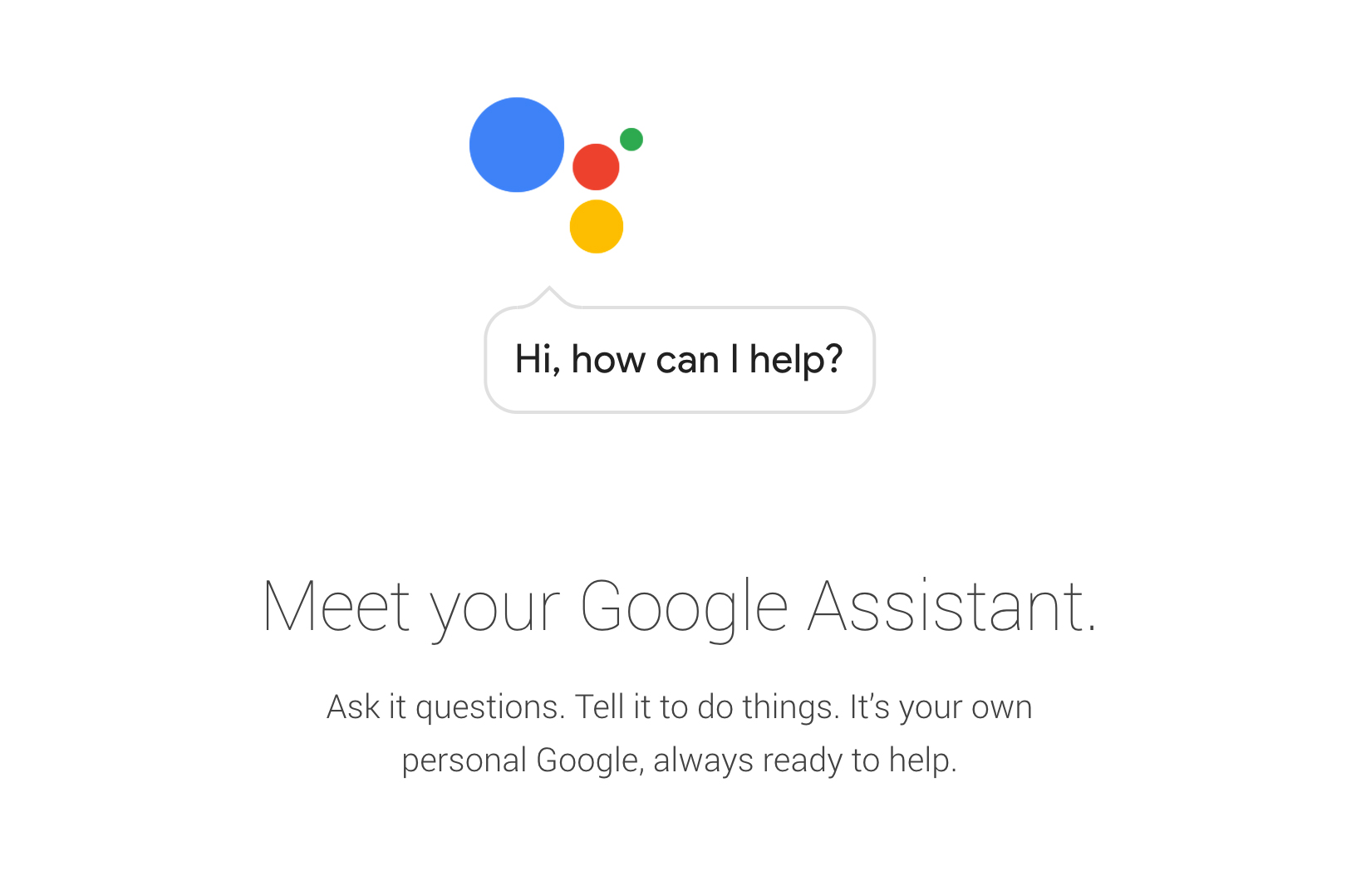 The future of the Google Assistant: Helping you get things done to