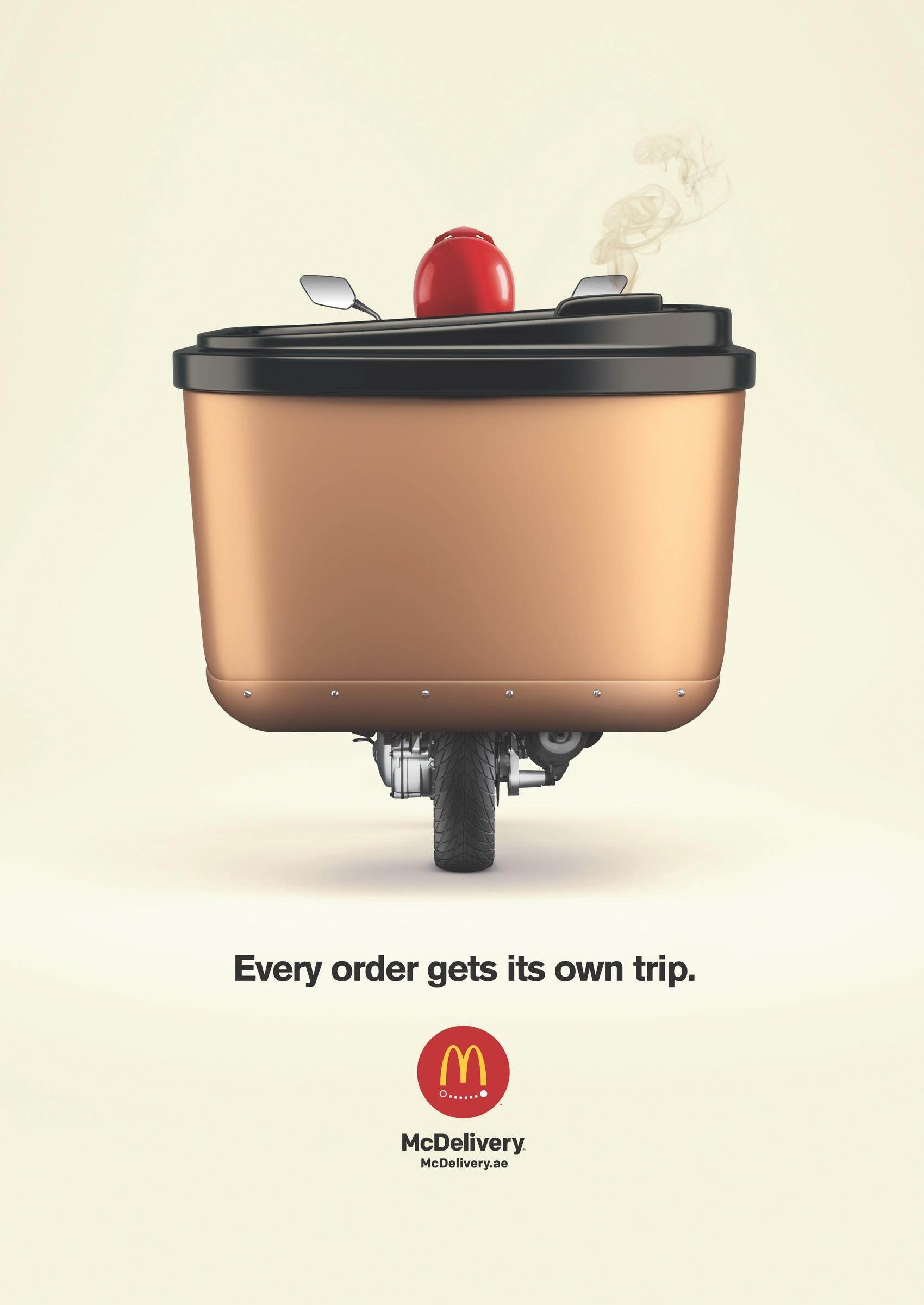 McDonald's Every Order Get It's Own Trip