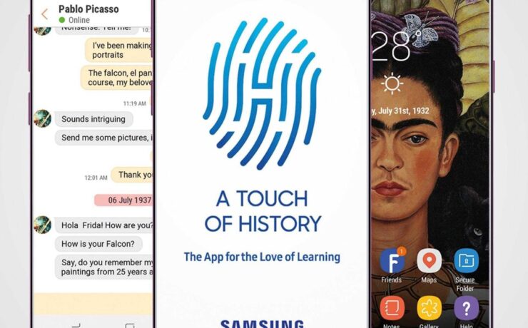 Samsung a touch of history