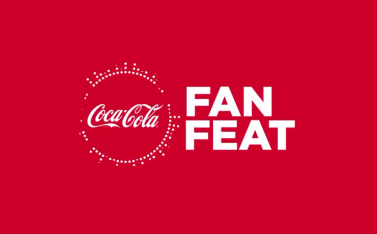 coca cola fan feat logo