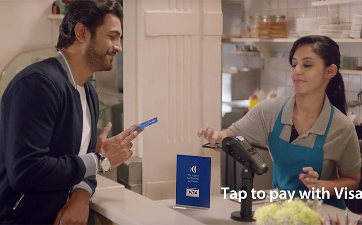 Contactless visa card | tap to pay with visa. Just like that