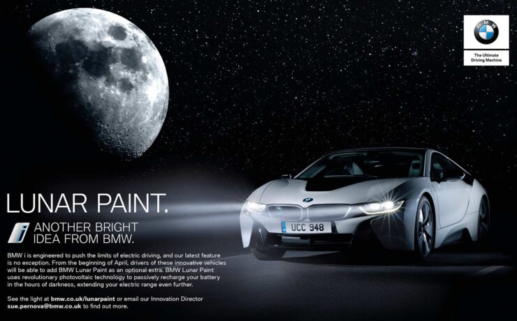 Bmw lunar paint | electric driving