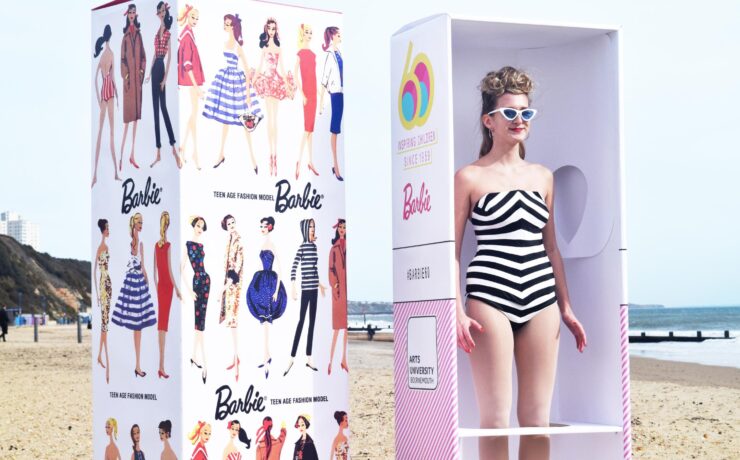 Arts university bournemouth | barbie’s 60th birthday - print advertising marketing campaign