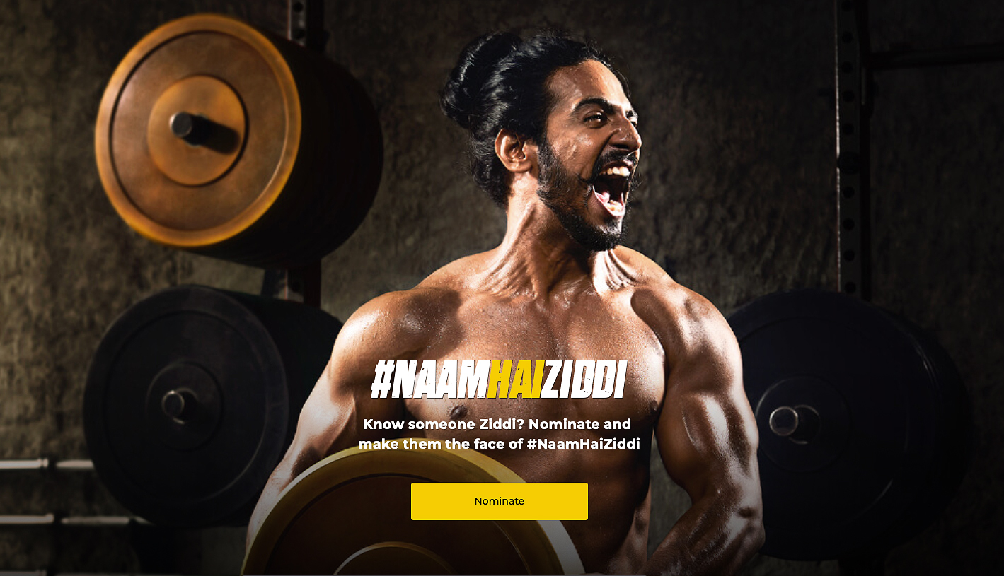 MuscleBlaze Naam Hai Ziddi | Digital campaign