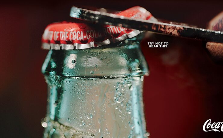 Coca-Cola Try not to hear this | Synesthesia Print Ad
