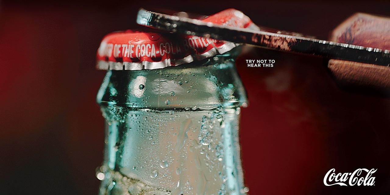 Coca-Cola Print Ad - Try not to hear this! - Campaigns of the World