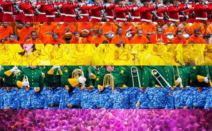 Latam Airlines creative print ads for LGBT community The world is for everyone