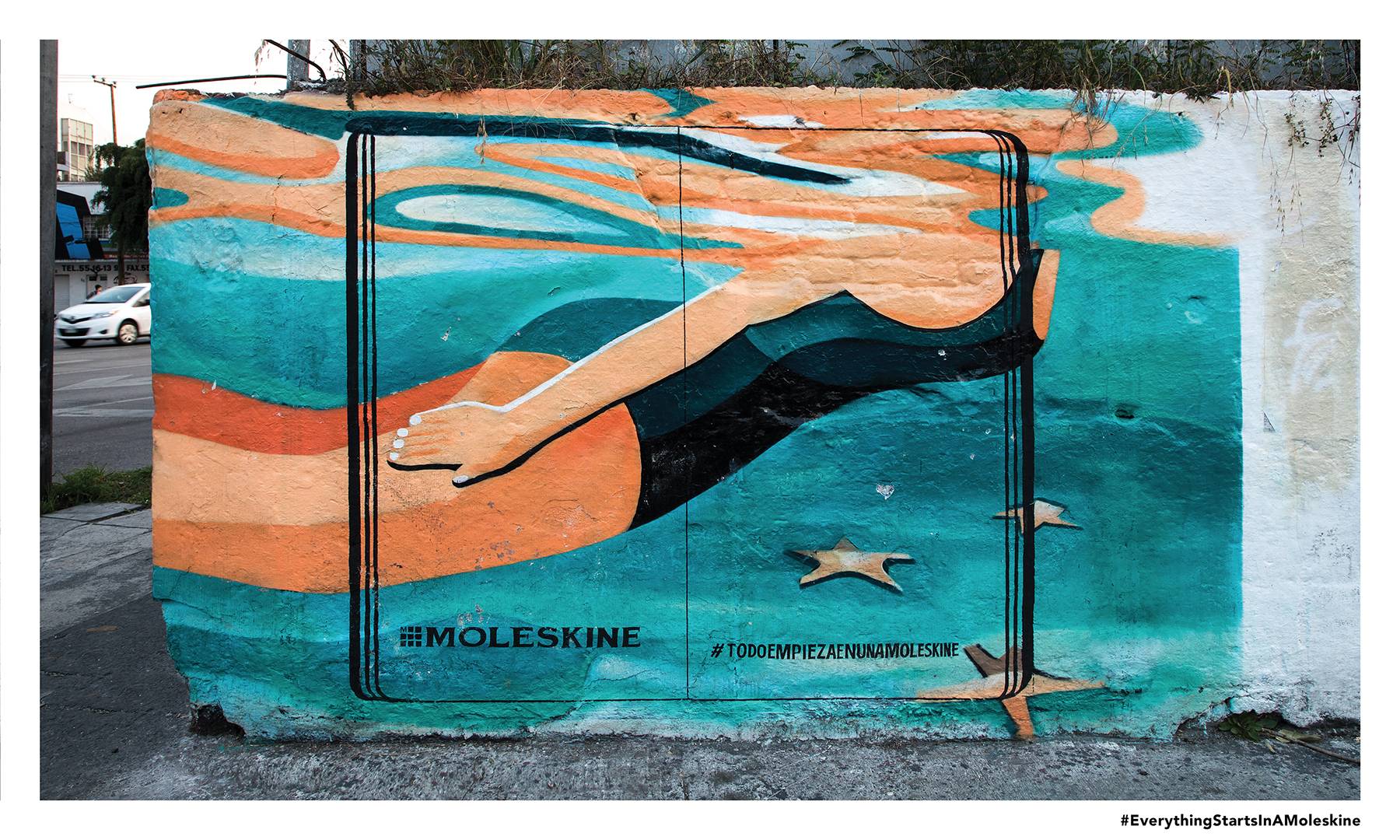 Everything starts in a Moleskine #everythingstartsinamoleskine - Outdoor campaign