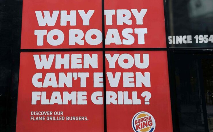 Burger king trolled mcdonald’s with a clever ad