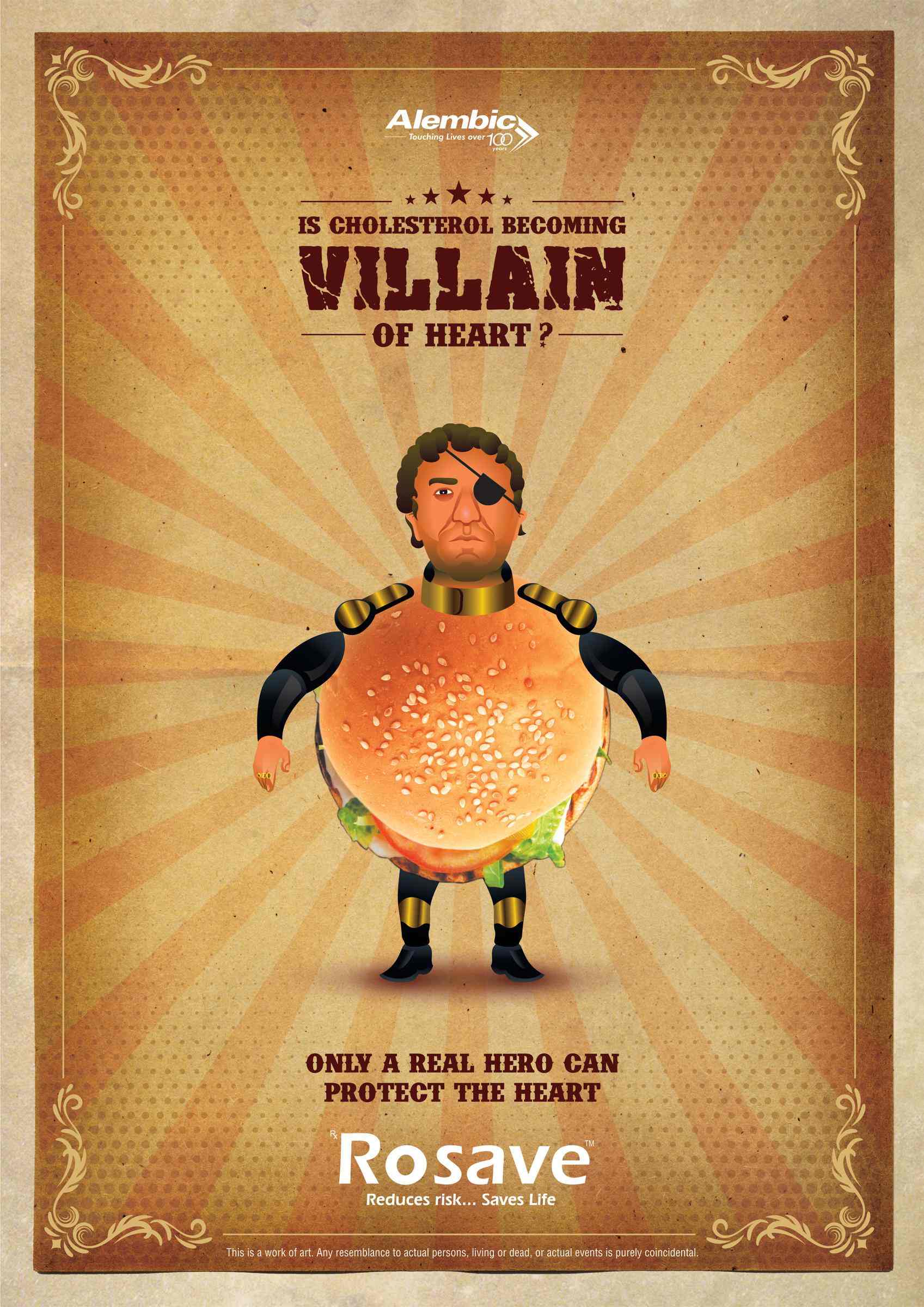 Rosave: Villains of the heart | Print advertising