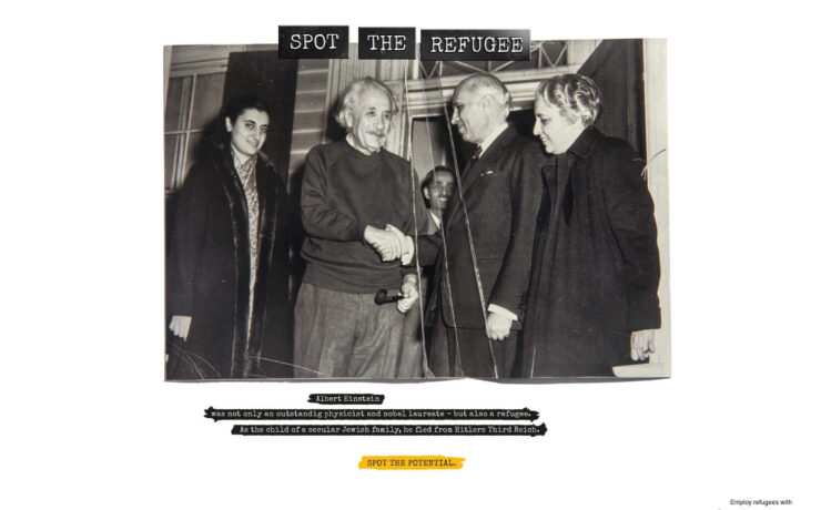 Social-Bee: Spot the Refugee | Print Campaign