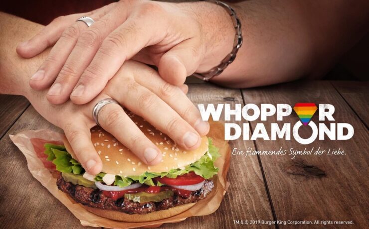 Burger king whopper diamond