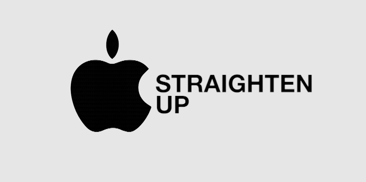 Apple Straighten Up | Text Neck
