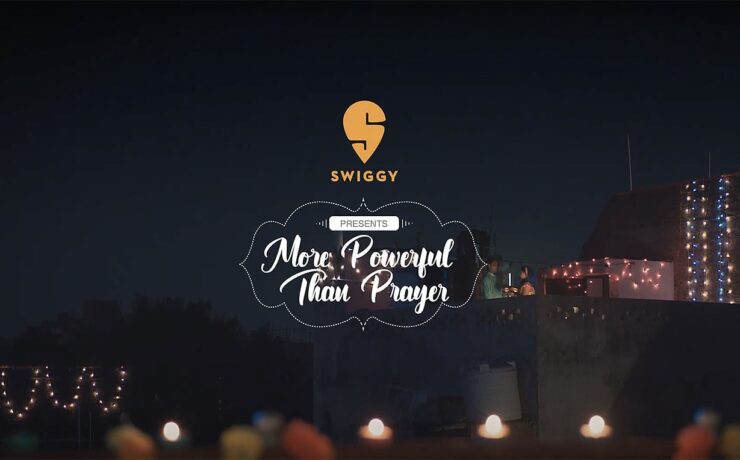 Swiggy - more powerful than prayer - karva chauth