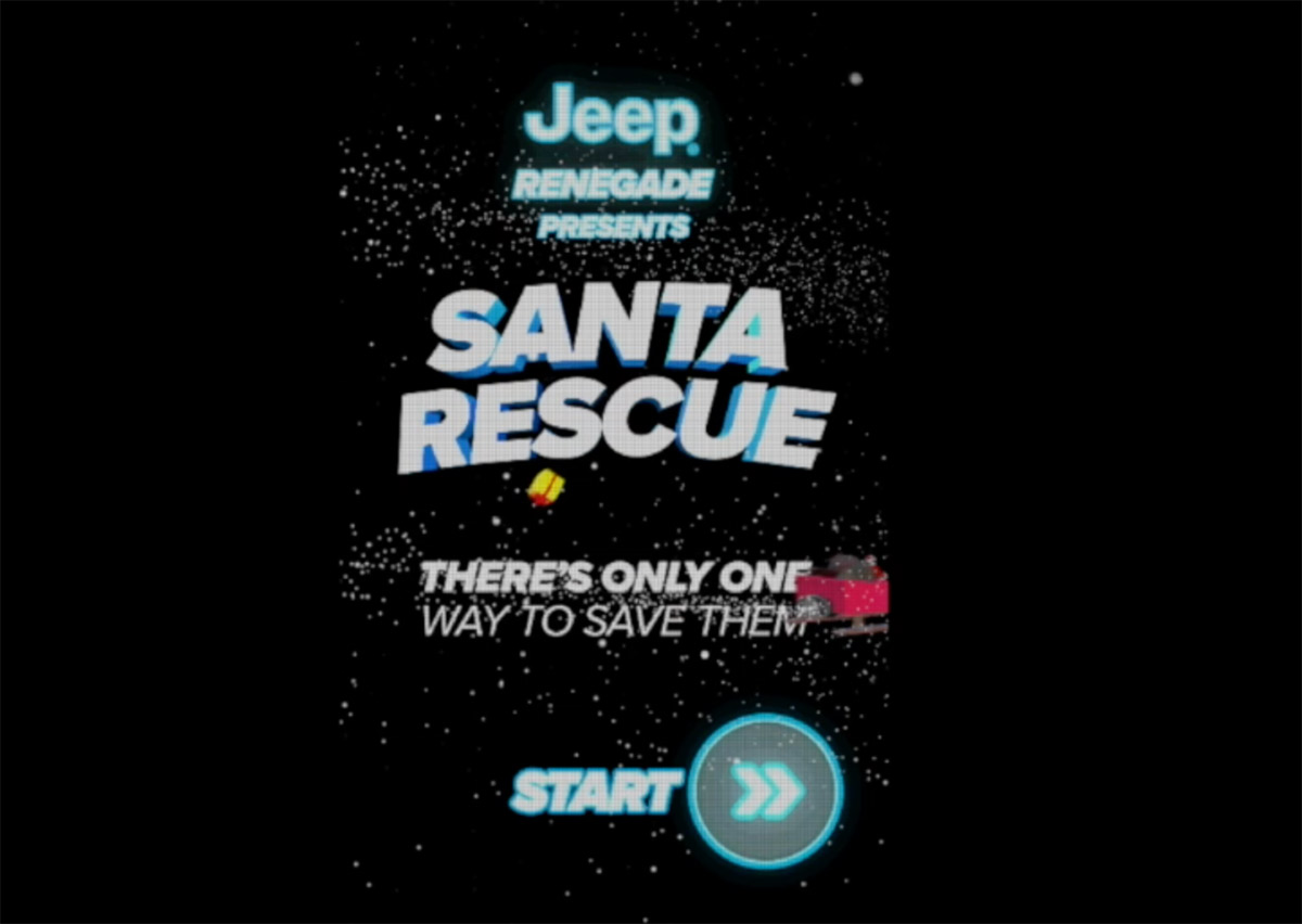 Renegade Santa Rescue by Jeep