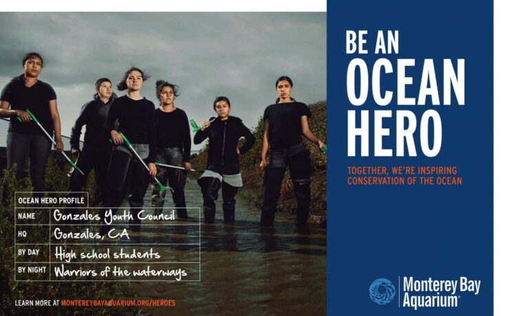 Monterey bay aquarium: be an ocean hero