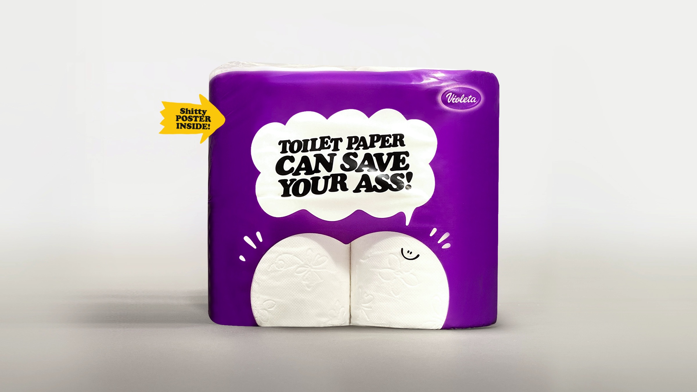 Violeta: Toilet paper Can Save Your Ass