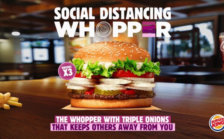 Burger king: the social distancing whopper