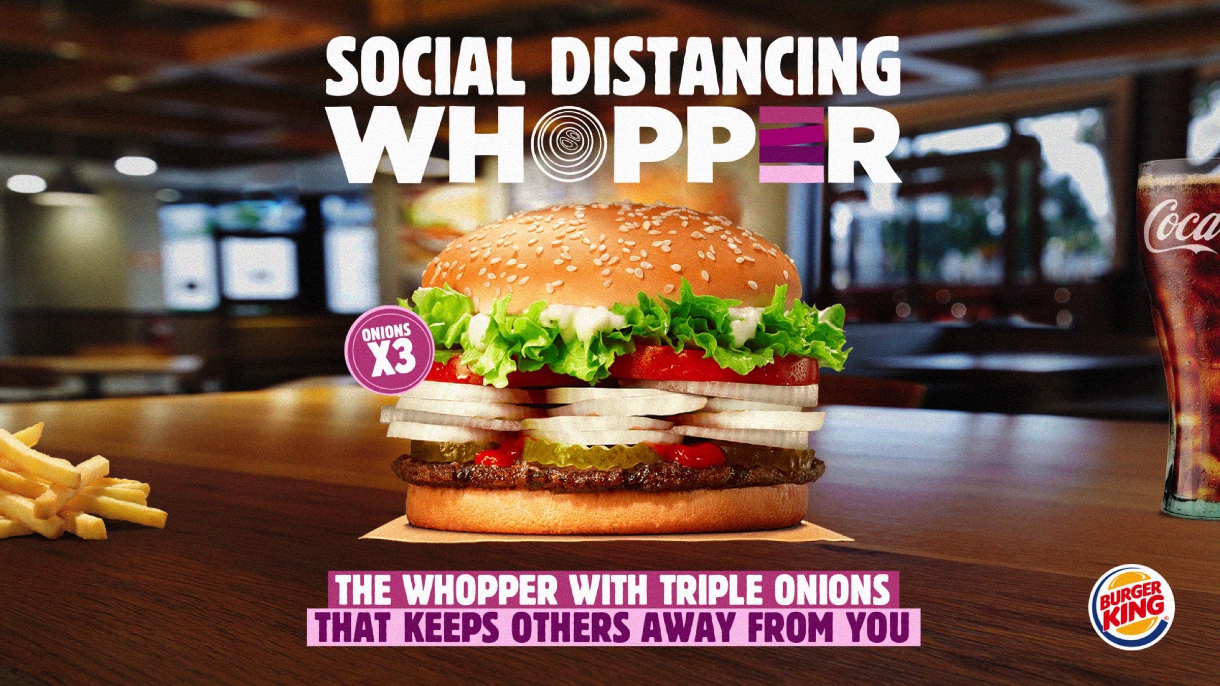 Burger King The Social Distancing Whopper