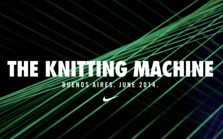 Nike knitting machine