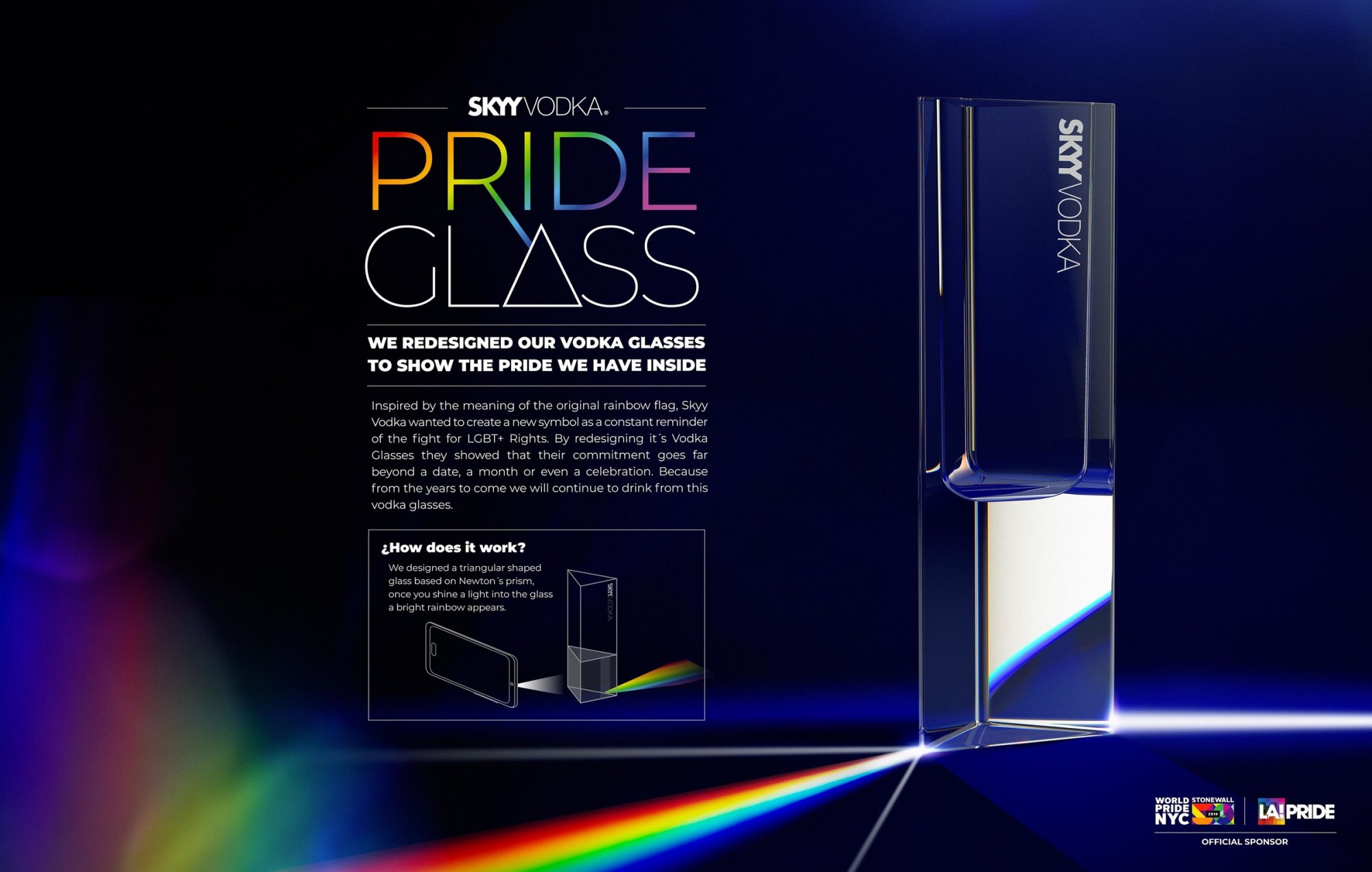 SKYY Vodka: Pride Glass
