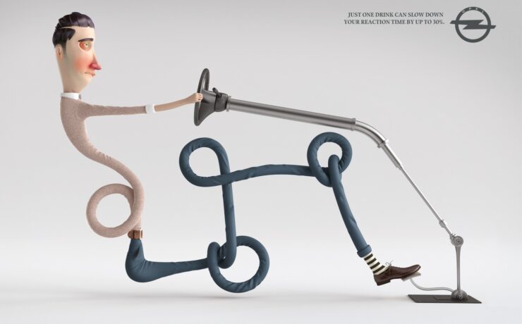 Don't drink and drive campaign by opel