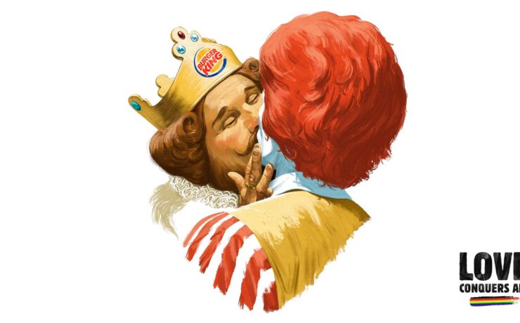 Love conquers all - burger king