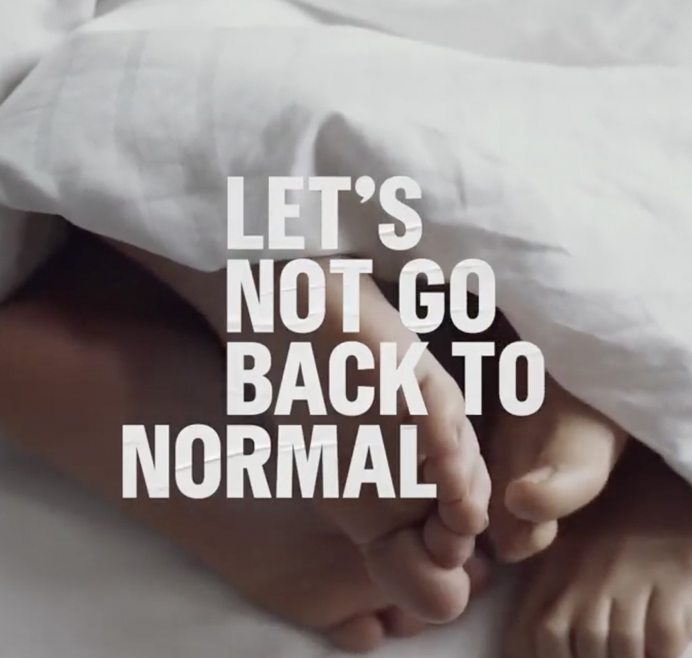 Let’s Not Go Back to Normal by Durex
