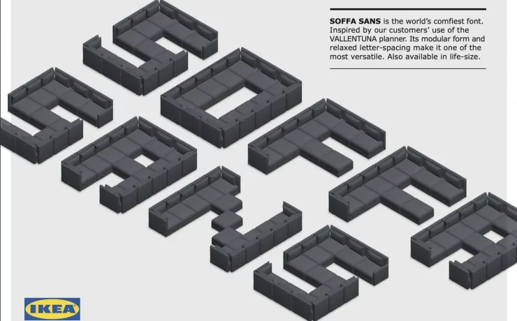 IKEA Soffa Sans Font, Campaigns of the world, IKEA Campaign