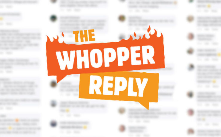 The Whopper Reply by Burger King